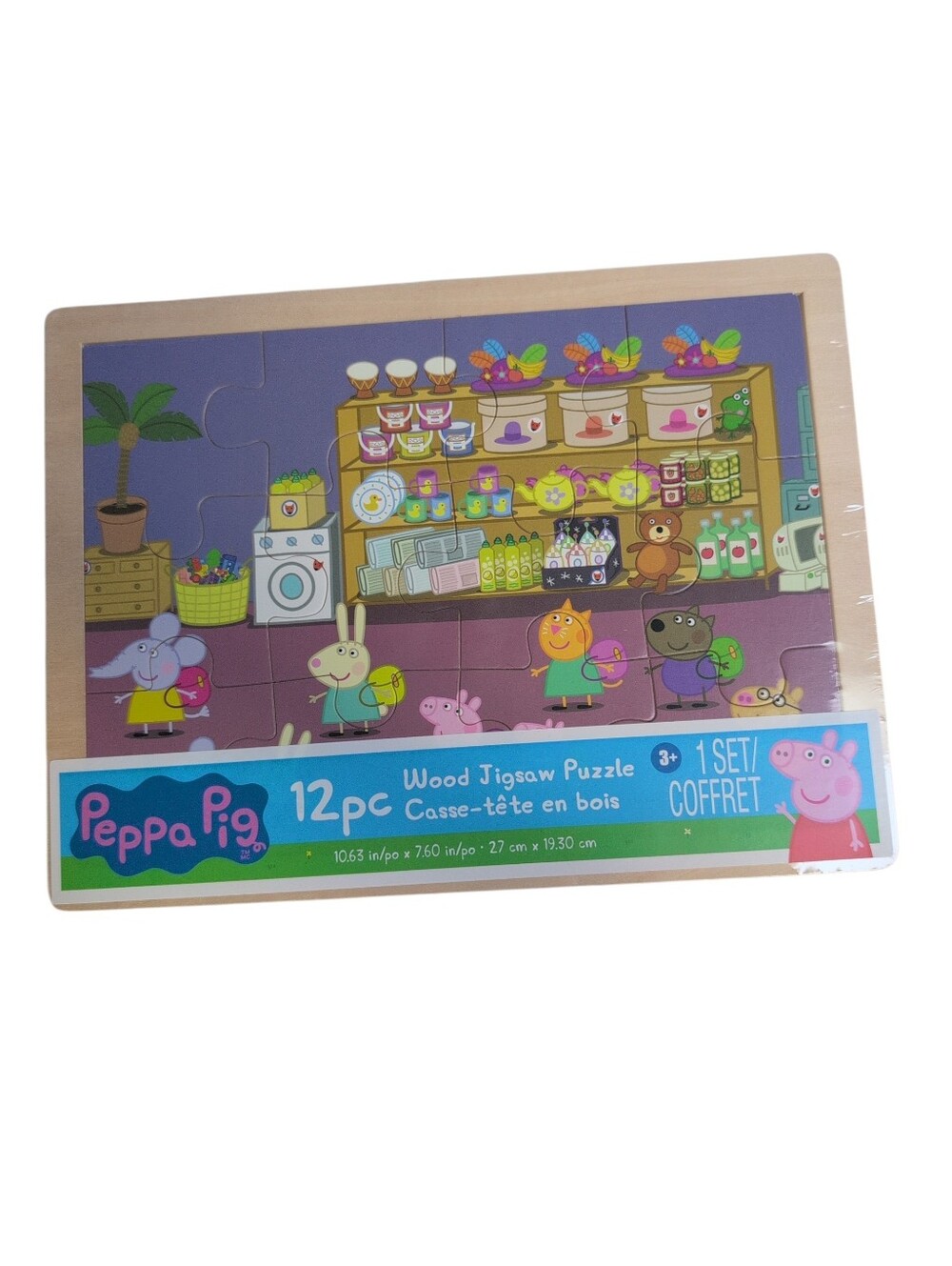 NWT NIP Peppa Pig Wooden Puzzle